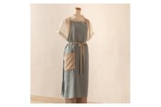 エプロン lithuania linen Apron／リトアニアリネン グリーン