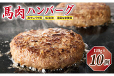 桜文 馬肉ハンバーグ 総量1.2kg（120g×10個） 個包装