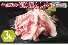 牛肉 切り落とし 塩麹漬け 合計3kg【味付け 小分け 焼くだけ 簡単調理 BBQ 牛肉 250g×12袋】