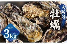 【先行予約】大阪湾牡蠣 3kg