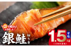 銀鮭 切り身 1.5kg お試し 12切れ前後【TVで紹介 訳あり サイズ不揃い 海鮮 魚介 鮭 さけ しゃけ お弁当 簡単調理】