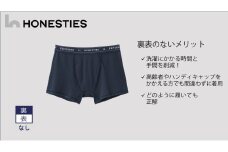 [MENS]裏表なし ボクサーパンツ M(紺) 2枚 メンズ