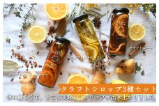 クラフト飲料シロップ(コーラ、ジンジャーエール、レモネード）3本セット いずみピクルス NSW