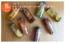 【おまかせ】 クラフト飲料シロップ5本セット いずみピクルス NSW