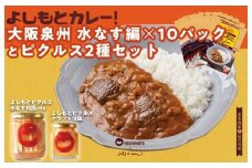 よしもと芸人にも大人気！よしもとカレー！大阪泉州 水なす編（200g×10パック）とよしもとピクルス2種セット いずみピクルス NSW