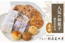 せんべいと和菓子の詰合せ  煎餅 こごせの里 群鴉 河内路 手土産に喜ばれるお菓子です。【1270066】