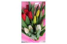 12月出荷　チューリップの花束　18本【1271240】