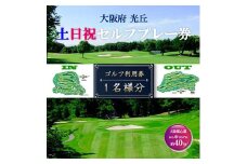 大阪府 光丘土日祝セルフプレー券(お1人様分×1枚)/ ゴルフ 利用券【1392872】