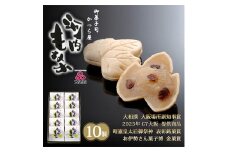 大阪産(もん)名品・河内もなか10個入り　【1305578】