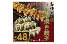 喜神菜館名物　水晶焼き餃子　48個入り(12個入×4袋)《冷凍》【1520583】