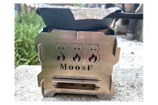 [MoosF] 組立BOX二次燃焼焚火台 (1.5倍サイズ) [0534]