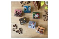 チョコレート専門店「サルくんの旅缶6缶セット」(絵本作家・谷口智則さんデザイン)｜スイーツ デザート 菓子 お菓子 洋菓子 贈り物 ギフト プチギフト プレゼント 手土産 おやつ 小分け 包装 パック [0933]