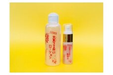 すっぴん美人の必需品！ローション＆美容液　米ぬか びわの葉 ハチミツ 自然派 産地直送 シンプルケア スキンケア コスメ 敏感肌 乾燥肌 うるおい 保湿 エイジングケア ハリ セラミド 濃厚
