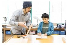 ＜ランチとランチョンマットお土産付き＞ペア木工体験