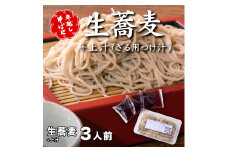 ＜12/31着（時間指定不可）＞年越しそばに！生蕎麦３人前＋上汁（ざる用つけ汁）３人前　年越しそば 年越そば 年越し蕎麦 年越蕎麦 そばセット 蕎麦 ふるさと納税年越しそば 家族年越しそば 老舗 送料無料