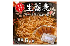 ＜12/31着（時間指定不可）＞年越しそばに！生蕎麦５人前＋かけ汁（温汁用出汁）５人前 年越しそば 年越そば 年越し蕎麦 年越蕎麦 そばセット 蕎麦 ふるさと納税年越しそば 家族年越しそば 老舗 送料無料