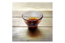 月下美人＜昼夜変色/ピンク→水色＞　日本酒　お猪口