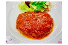 極旨！ポモドーロ煮込みハンバーグ（180g）7個セット ハンバーグ セット 総菜 お弁当 大容量 おいしい 送料無料 洋食 ハンバーグ はんばーぐ 冷凍 人気 手軽 冷凍 おかず 肉 おすすめ ハンバーグ お得 ハンバーグステーキ 味付ハンバーグ 河内長野 河内長野市 グルメハウス プシューケ ビストロ