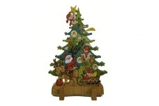 木工パズルクリスマスツリー３（色付き）
