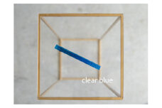 アクリル製ロングバレッタ clear blue（クリアブルー） eME long baretta 髪留め ヘアクリップ ヘアアクセサリー