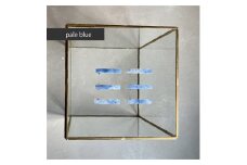 アクリル製ショートバレッタ pale blue（ペールブルー） eME　barretta 2 short 髪留め ヘアクリップ ヘアアクセサリー