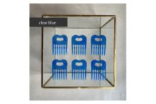 アクリル製 ヘアコーム clear blue（クリアブルー） ヘアアクセサリー eME　tayu