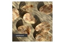 アクリル製 ヘアクリップ ヘアアクセサリー pale brown（ペールブラウン） eME　peta
