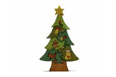 クリスマスツリーＭサイズ　知育玩具 木製パズル おもちゃ プレゼント 男の子 女の子 誕生日 クリスマス 子供 大人 ギフト つみき 積木 送料無料｜こだわりの逸品 地域特産品 ギフト 自分用 人気 おすすめ