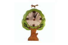 木の時計　木製　かわいい　プレゼント　置物　