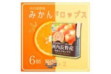 みかんドロップス　6個セット 河内長野産みかん果汁使用 大阪産品  果汁みかん オレンジ ミカン おやつ お菓子 