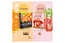 ドロップセット（みかんドロップス 2個・いちごドロップス 1個）3個セット 河内長野産みかん果汁使用 採れたいちご果汁使用 大阪産品 果汁みかん オレンジ ミカン イチゴ 苺 おやつ お菓子