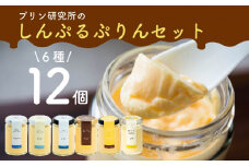 シンプルプリン 6種 12個セット ソース付き かため なめらか バニラプリン バニラ 生粋 4種 6種 スイーツ おやつ ご褒美 プレゼント ギフト 贈り物 お祝い 贈答用 高級 お取り寄せ 高級プリン 高級スイーツ プリン研究所 大阪府 松原市