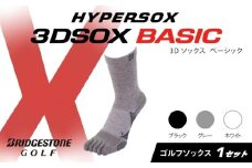 ブリヂストンゴルフ ゴルフ ソックス レギュラー丈 グレー 5本指 1足 靴下 くつした ブリヂストン プロ向け スポーツ 3Dソックス ベーシック BASIC 靴下 ソックス 健康 定番機能 機能性 ファッション 大阪府 松原市