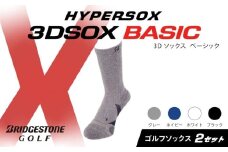 ブリヂストンゴルフ ゴルフ ソックス レギュラー丈 グレー 2足 靴下 くつした ブリヂストン プロ向け スポーツ 3Dソックス ベーシック BASIC 靴下 ソックス 健康 定番機能 機能性 ファッション 大阪府 松原市