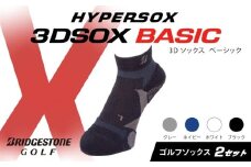ブリヂストンゴルフ ゴルフ ソックス アンクル丈 2足 ブラック 靴下 くつした ブリヂストン プロ向け スポーツ 3Dソックス ベーシック BASIC 靴下 ソックス 健康 定番機能 機能性 ファッション 大阪府 松原市