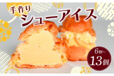シューアイス 13個 アイスクリーム シュークリーム おやつ お菓子 小分け 洋菓子 焼菓子 デザート スイーツ 冷凍 アイス バニラ ご褒美 なめらか プレゼント ギフト お取り寄せ 手土産 手作り 贈答用 贈り物 夏 おしゃれ 大阪府 松原市