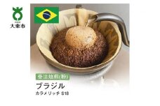 [粉]#69 受注焙煎！310g ブラジル カラメリッチ S18 珈琲粉 コーヒー粉 自家焙煎