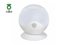 LEDセンサー付ライト　電球色・白色　防雨　電池式　PM-L750W