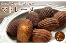 マドレーヌ　2種類7個入り　洋菓子店H(アッシュ）
