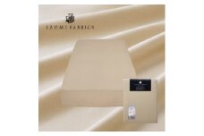 ＜シングル＞35cm巾プレミアムボックスシーツ(マットレスカバー)色:シャンパンベージュ抗菌防臭加工【1210783】