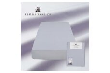 ＜セミダブル＞35cm巾　ボックスシーツ(マットレスカバー)　色:シルバースカイ　抗菌防臭加工　【1210773】
