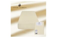 ＜シングル＞45cm巾 ボックスシーツ(マットレスカバー) 色:サンド 抗菌防臭加工【1210777】