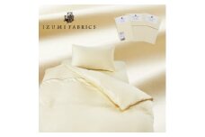 ＜シングル＞カバー掛・25cm巾ボックスシーツ・ピローケース　3点セット 色:サンド【1240424】