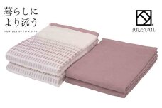 バスタオル4枚セット(パイルバスタオル2枚・ガーゼバスタオル2枚)泉州こだわり　暮らしにより添う【1210723】