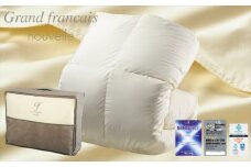 〔セミダブル〕＜抗菌防臭羽毛使用＞羽毛布団　ハンガリー産ダウン90%CILシルバーラベル【1302155】