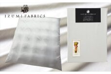 ＜セミダブルサイズ＞イズミファブリックスプレミアム掛け布団カバーカラー:プラチナグレー 抗菌防臭加工【1326125】