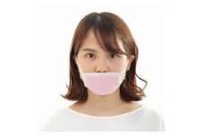 一度使うと手放せない”おやすみのど楽マスク”　ふつうサイズ　ピンク【1448772】