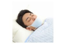 一度使うと手放せない”おやすみのど楽マスク”　ゆったりサイズ　ブルー【1448344】