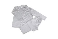 ＜シングル＞プレミアムカバー掛・敷・枕&パジャマ(男女兼用XSサイズ)4点セット　色:プラチナグレー【1215856】