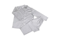 ＜シングル＞プレミアムカバー35cm巾シーツ・掛・枕&パジャマ(男女兼用XSサイズ)4点セット色PL【1215971】